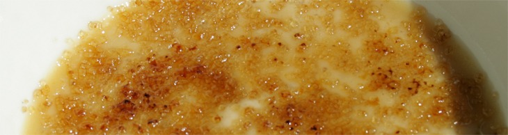 Crème brûlée von der Tonkabohne