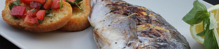Dorade mit Bruschetta