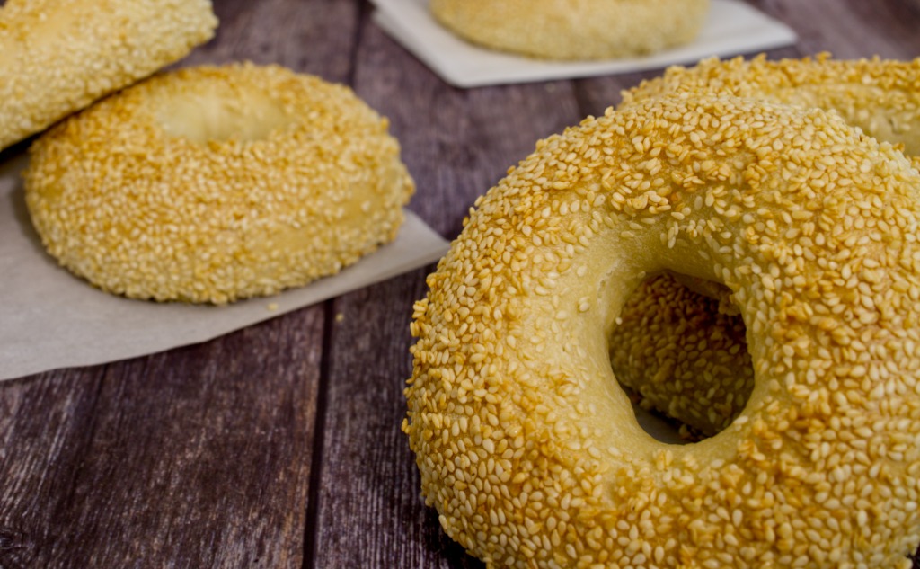 Bagels mit Sesam
