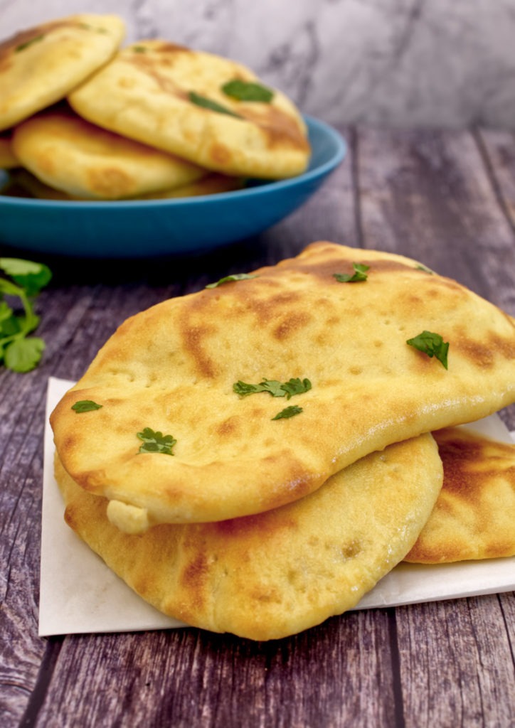 Naan aus dem Backofen – indisches Fladenbrot – el gusto